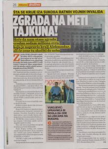 Недељник Афера писао је о догађајима у ДОМ-у РВИ